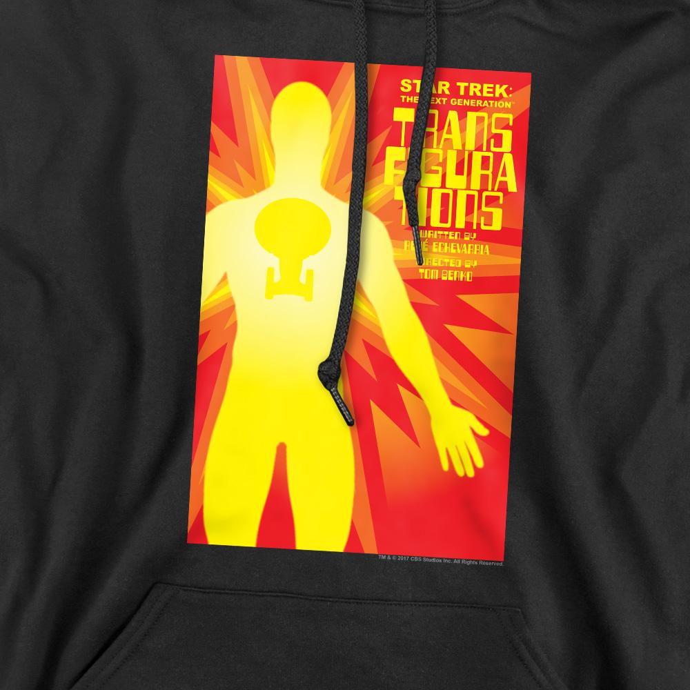 Black - Pack Shot - Star Trek Mens The Next Generation Season 3 Episode 25 Hoodie