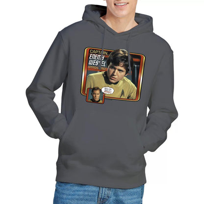 Charcoal - Lifestyle - Star Trek Mens Enemy Wessel Hoodie