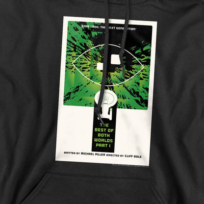 Black - Side - Star Trek Mens The Next Generation Season 3 Episode 26 Hoodie
