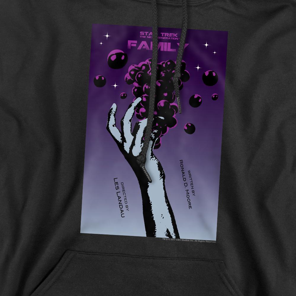 Black - Pack Shot - Star Trek Mens The Next Generation Season 4 Episode 2 Hoodie