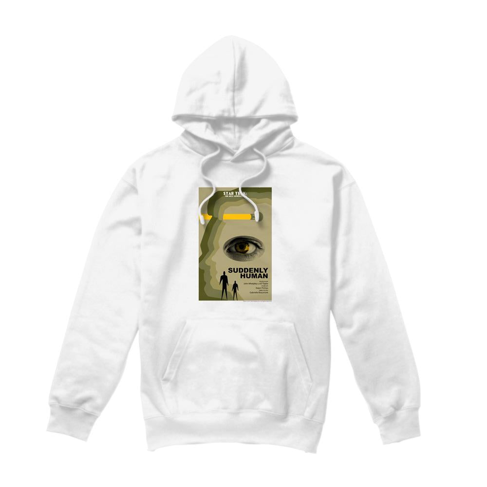 White - Front - Star Trek Mens The Next Generation Season 4 Episode 4 Hoodie