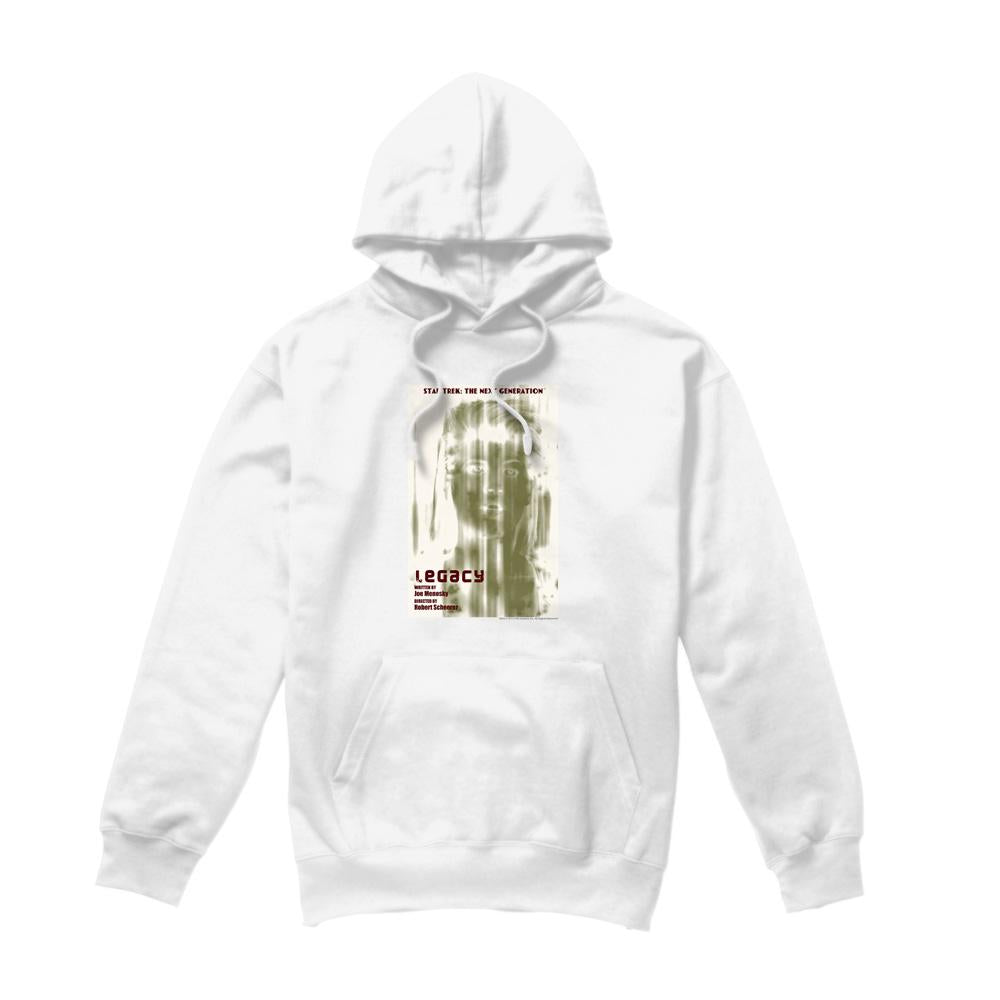 White - Front - Star Trek Mens The Next Generation Season 4 Episode 6 Hoodie