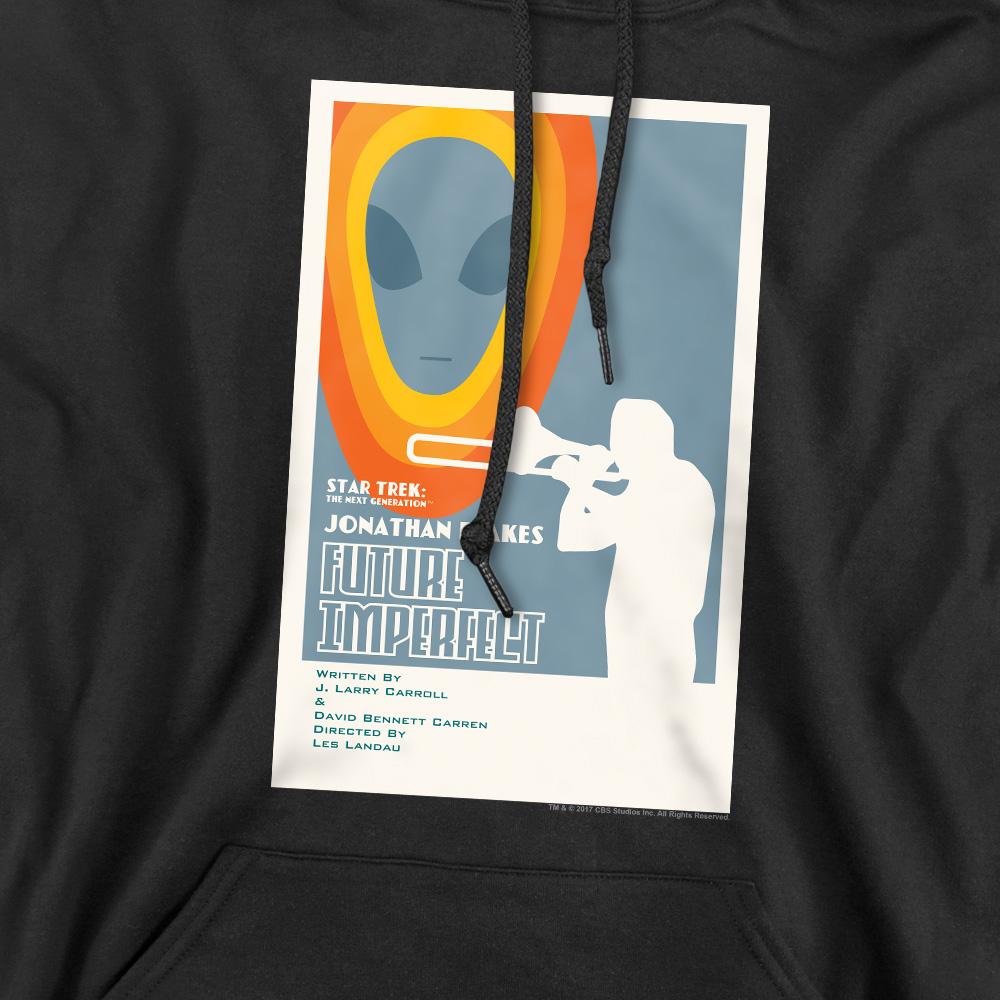 Black - Pack Shot - Star Trek Mens The Next Generation Season 4 Episode 8 Hoodie
