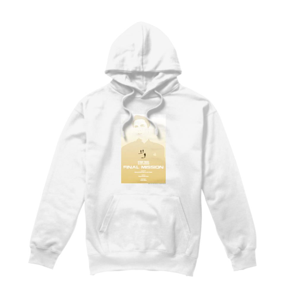 White - Front - Star Trek Mens The Next Generation Season 4 Episode 9 Hoodie