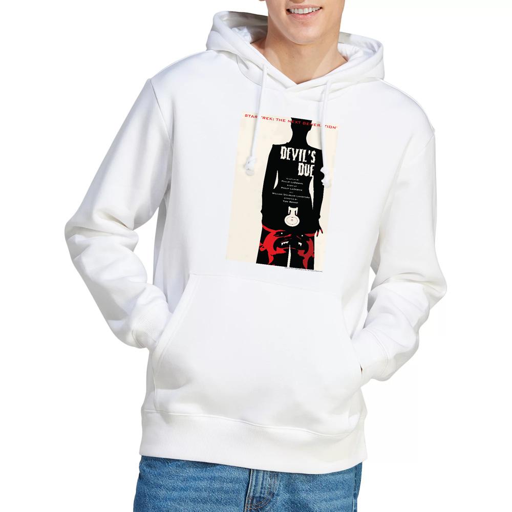 White - Lifestyle - Star Trek Mens The Next Generation Season 4 Episode 13 Hoodie