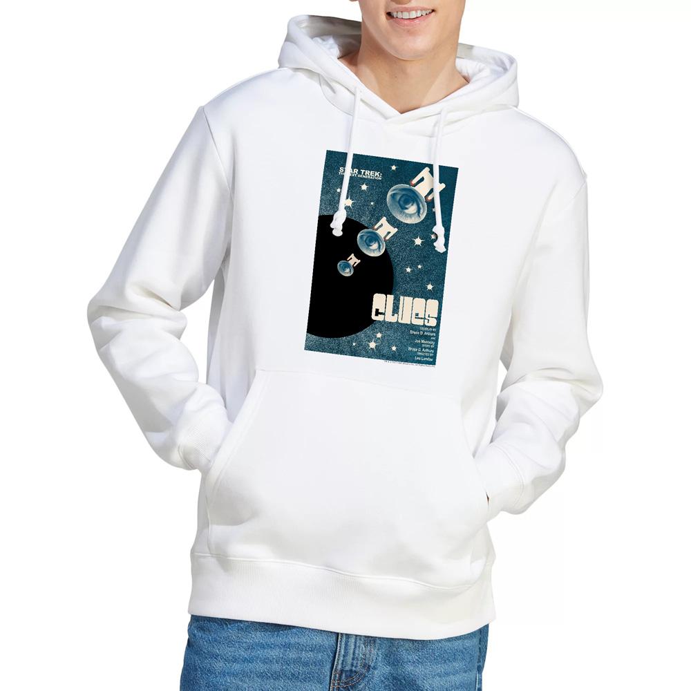 White - Lifestyle - Star Trek Mens The Next Generation Season 4 Episode 14 Hoodie