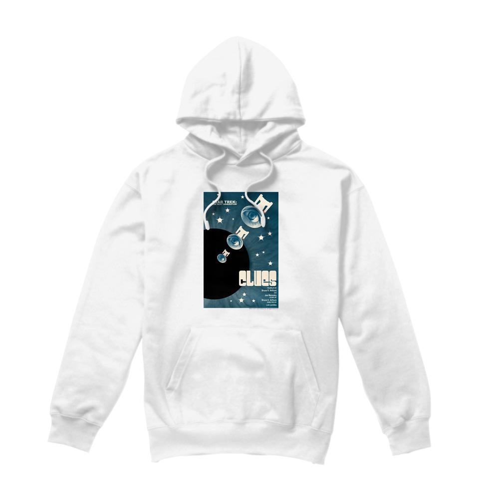 White - Front - Star Trek Mens The Next Generation Season 4 Episode 14 Hoodie