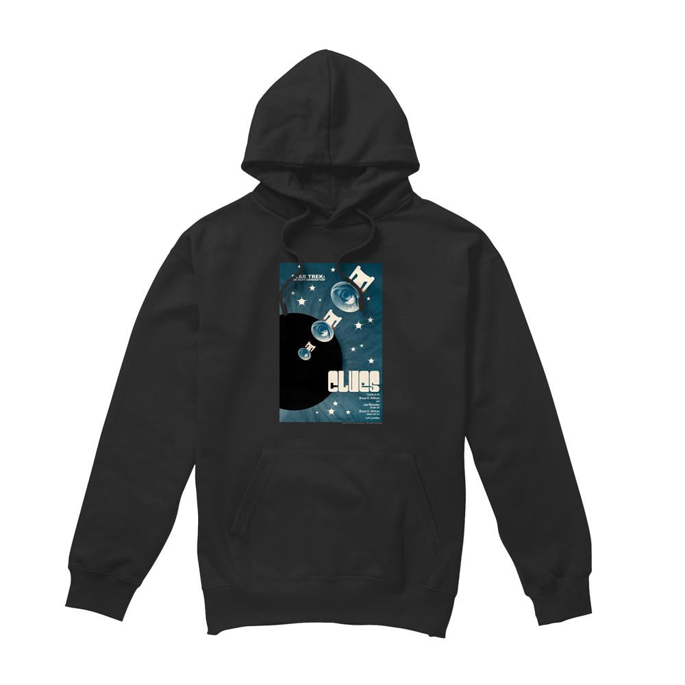 Black - Front - Star Trek Mens The Next Generation Season 4 Episode 14 Hoodie