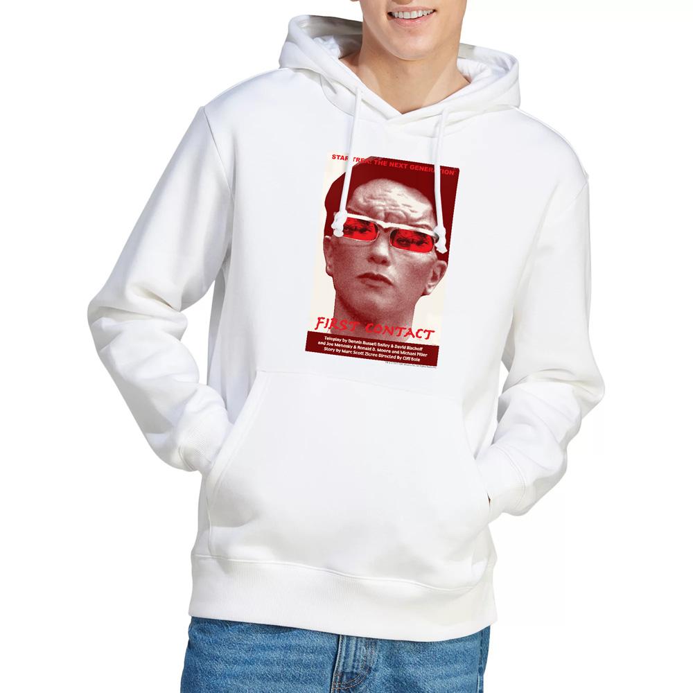 White - Lifestyle - Star Trek Mens The Next Generation Season 4 Episode 15 Hoodie