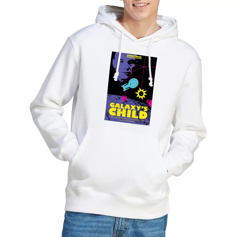 White - Lifestyle - Star Trek Mens The Next Generation Season 4 Episode 16 Hoodie