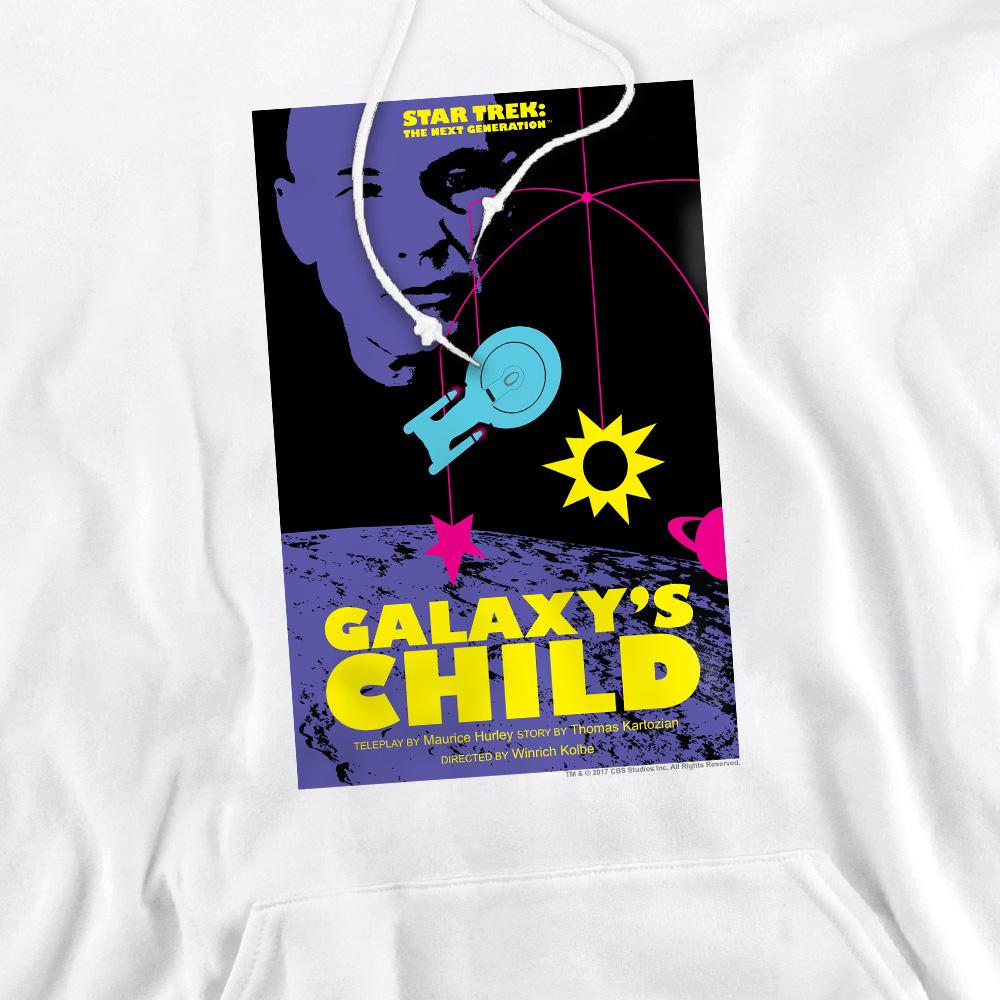 White - Pack Shot - Star Trek Mens The Next Generation Season 4 Episode 16 Hoodie