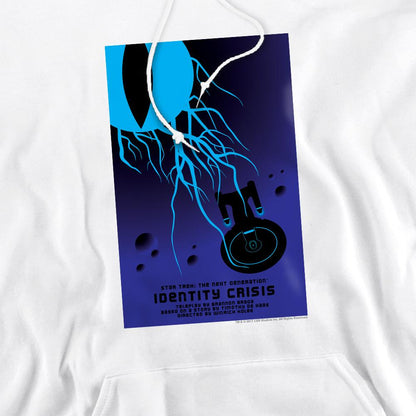 White - Pack Shot - Star Trek Mens The Next Generation Season 4 Episode 18 Hoodie
