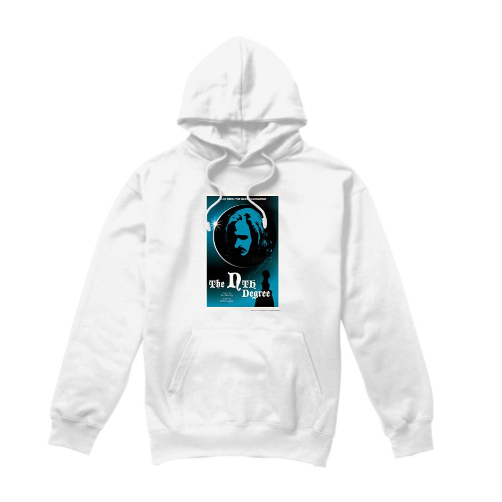 White - Front - Star Trek Mens The Next Generation Season 4 Episode 19 Hoodie