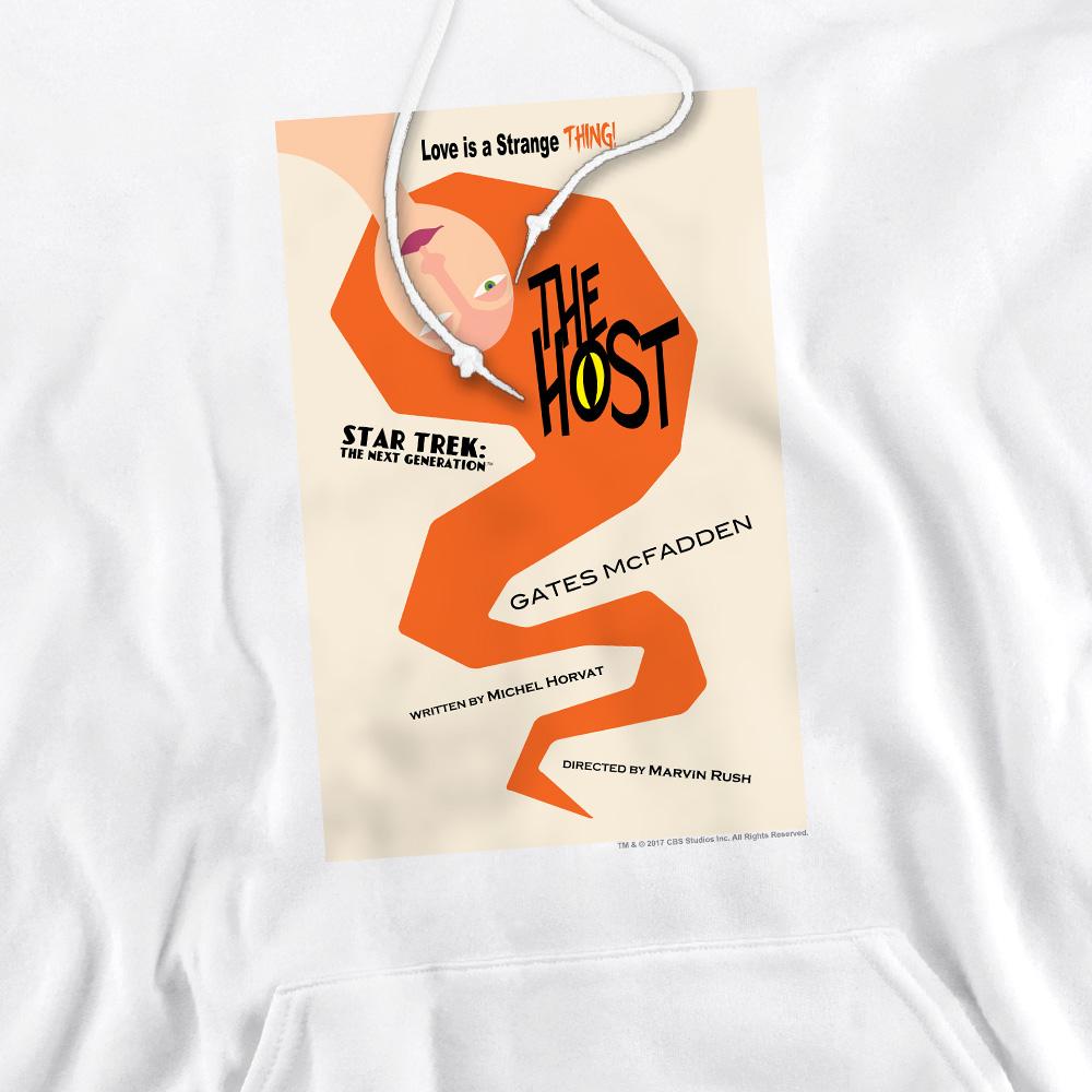 White - Pack Shot - Star Trek Mens The Next Generation Season 4 Episode 23 Hoodie