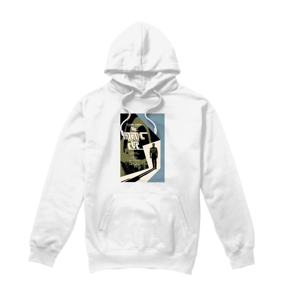 White - Front - Star Trek Mens The Next Generation Season 4 Episode 24 Hoodie