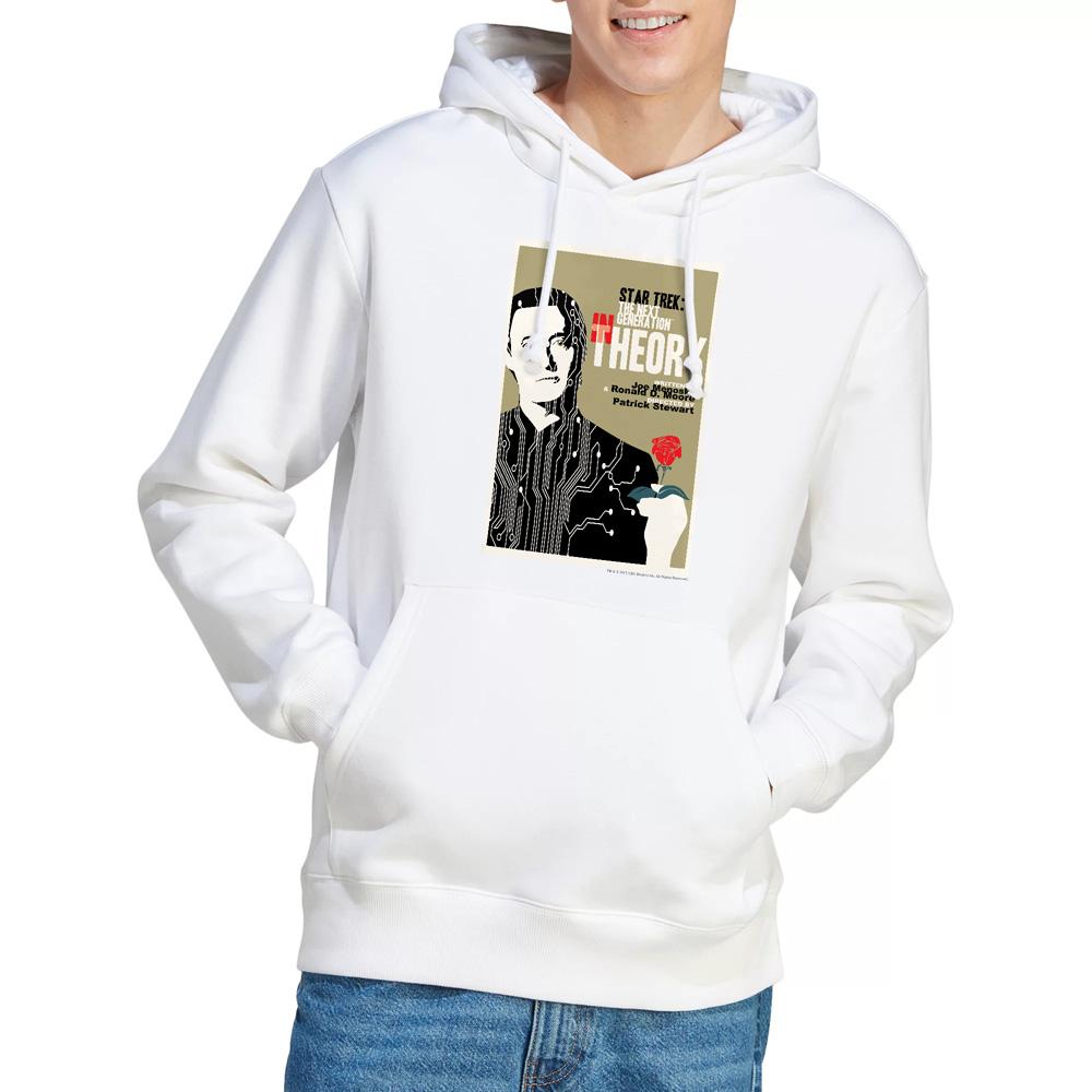 White - Pack Shot - Star Trek Mens The Next Generation Season 4 Episode 25 Hoodie
