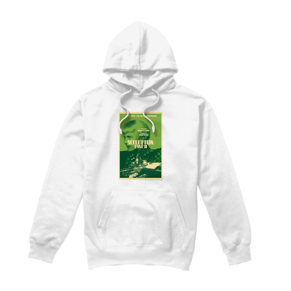 White - Front - Star Trek Mens The Next Generation Season 5 Episode 1 Hoodie