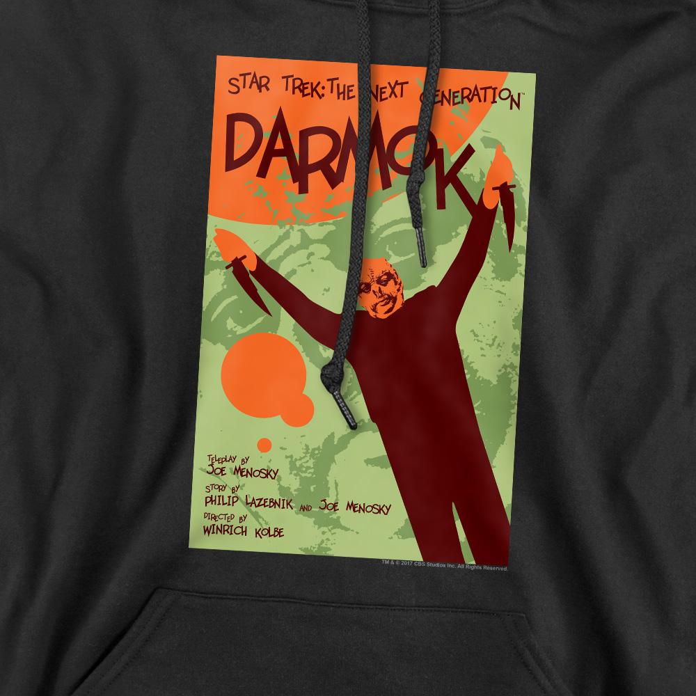 Black - Pack Shot - Star Trek Mens The Next Generation Season 5 Episode 2 Hoodie