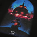 Black - Side - E.T. the Extra-Terrestrial Womens-Ladies Poster Hoodie