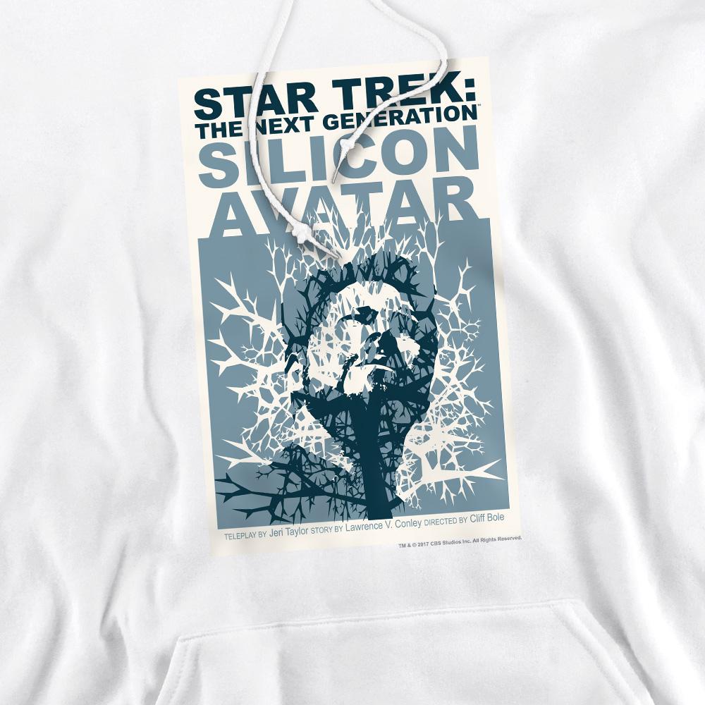 White - Pack Shot - Star Trek Mens The Next Generation Season 5 Episode 4 Hoodie