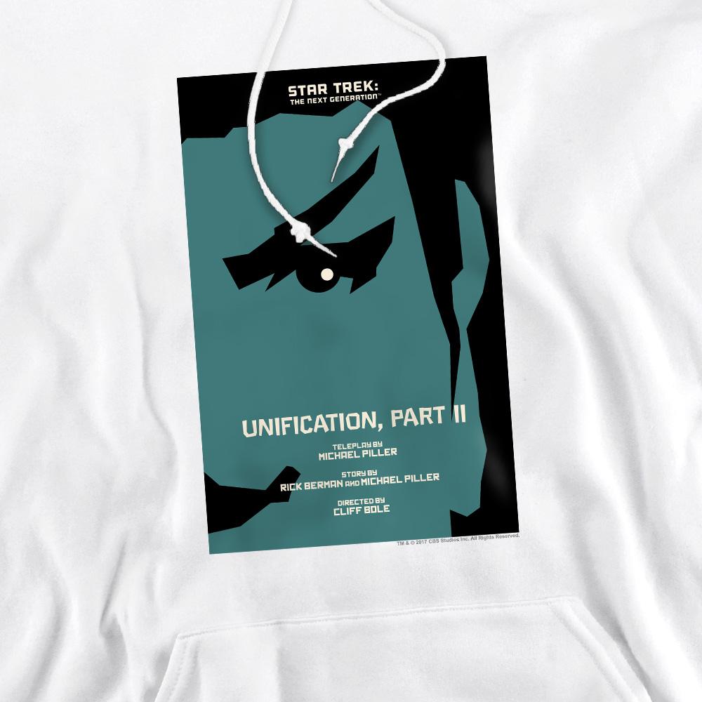 White - Pack Shot - Star Trek Mens The Next Generation Season 5 Episode 8 Hoodie