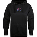 Black - Front - E.T. the Extra-Terrestrial Womens-Ladies Poster Hoodie