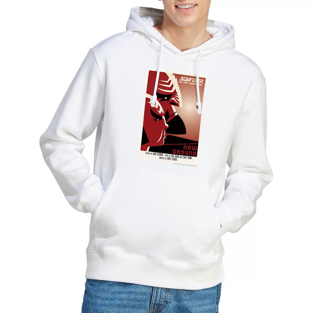 White - Lifestyle - Star Trek Mens The Next Generation Season 5 Episode 10 Hoodie