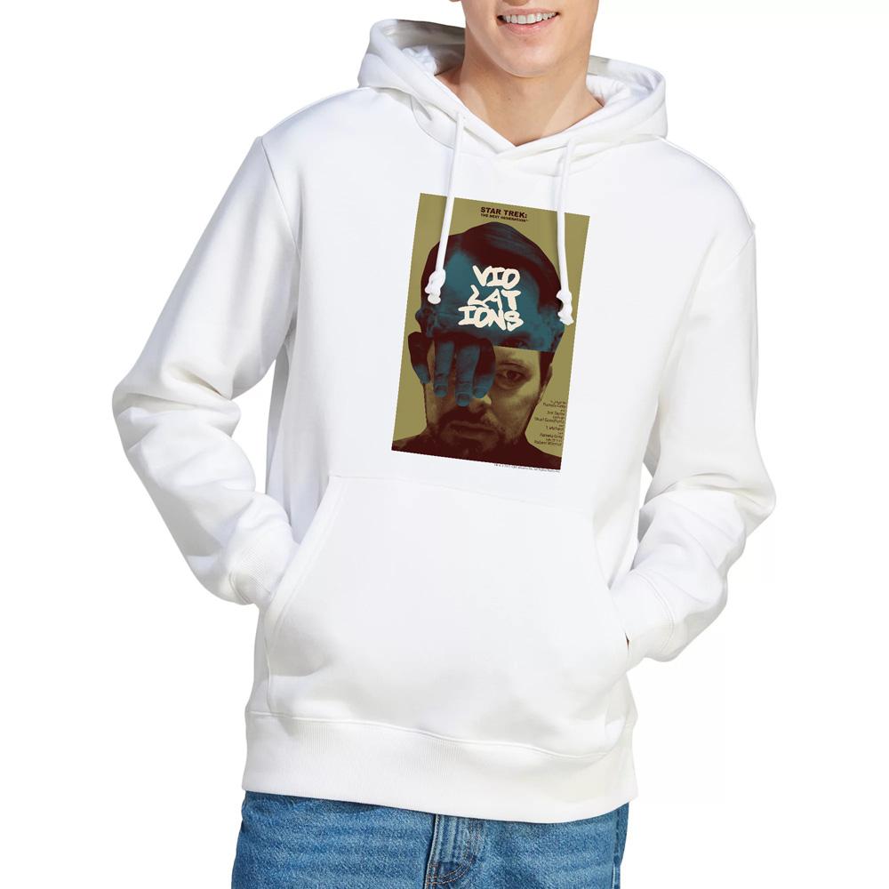 White - Lifestyle - Star Trek Mens The Next Generation Season 5 Episode 12 Hoodie