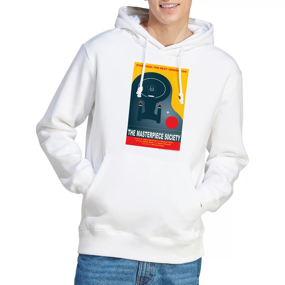 White - Lifestyle - Star Trek Mens The Next Generation Season 5 Episode 13 Hoodie