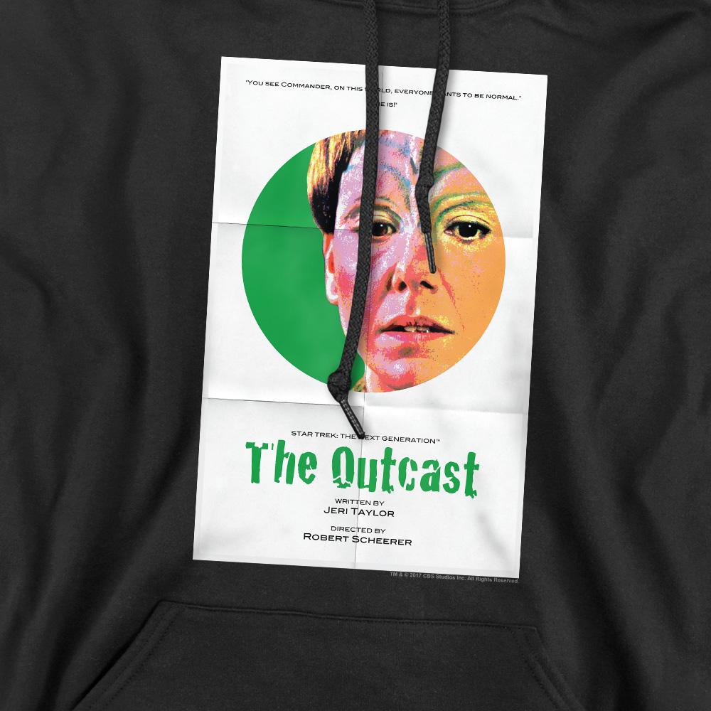 Black - Pack Shot - Star Trek Mens The Next Generation Season 5 Episode 17 Hoodie