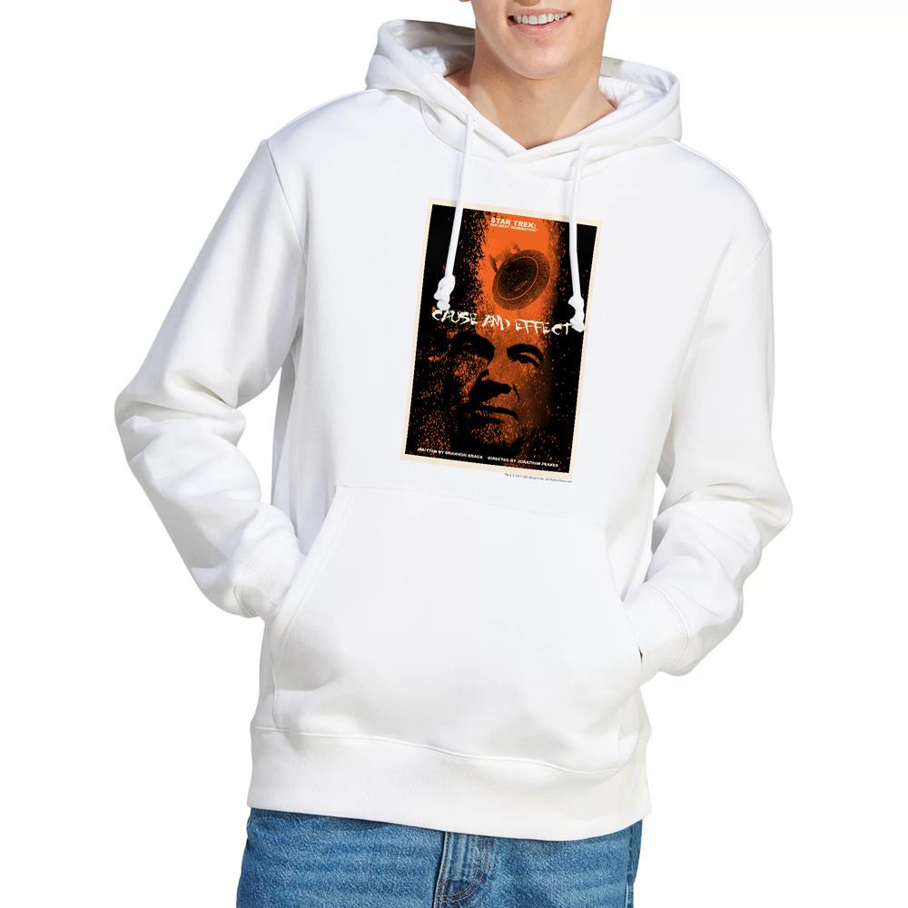 White - Lifestyle - Star Trek Mens The Next Generation Season 5 Episode 18 Hoodie