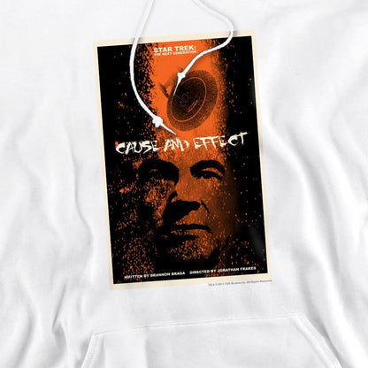 White - Pack Shot - Star Trek Mens The Next Generation Season 5 Episode 18 Hoodie