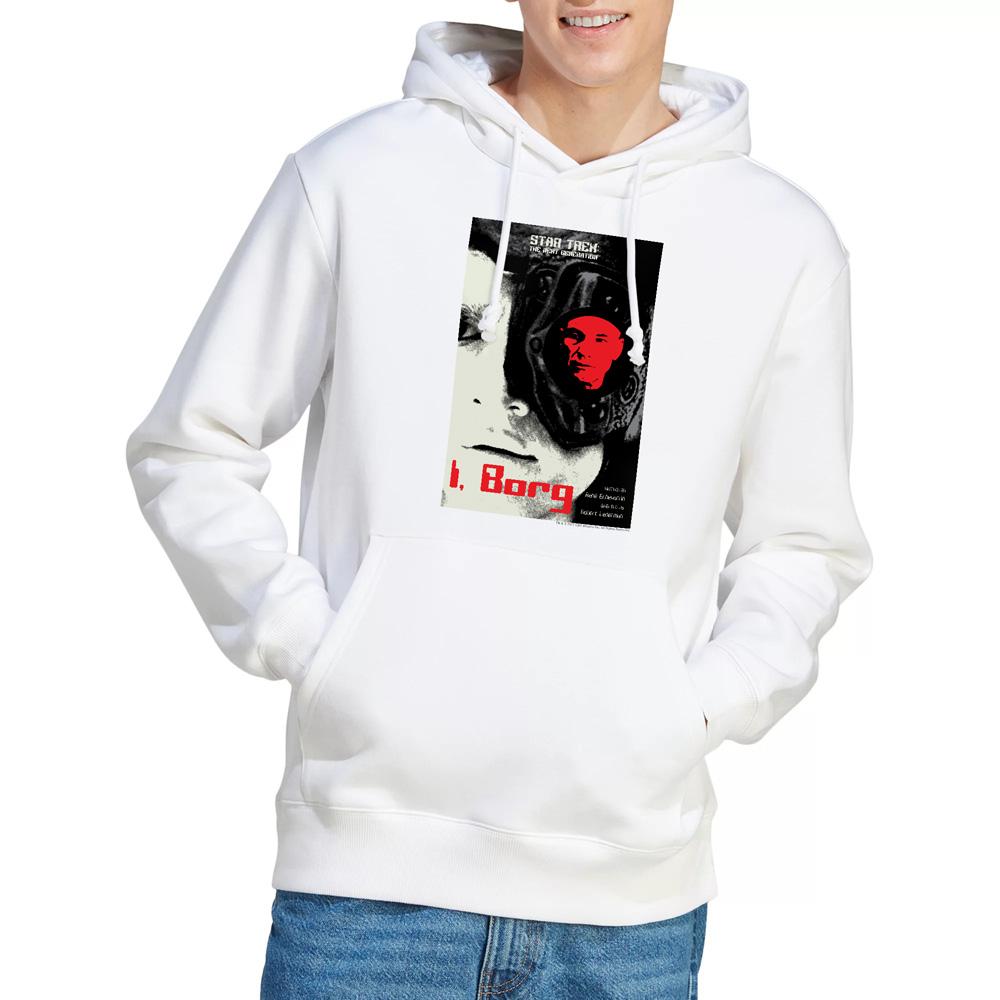 White - Lifestyle - Star Trek Mens The Next Generation Season 5 Episode 23 Hoodie
