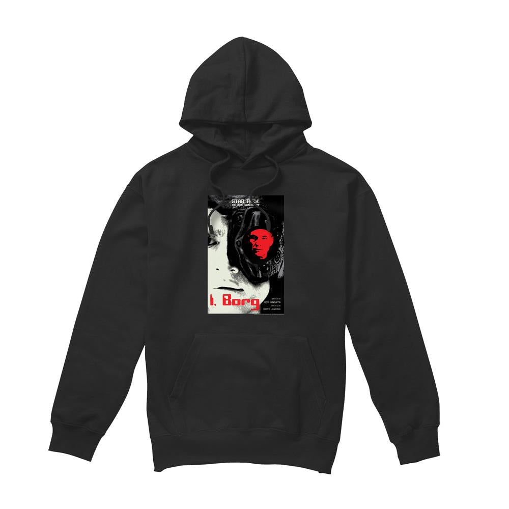 Black - Front - Star Trek Mens The Next Generation Season 5 Episode 23 Hoodie