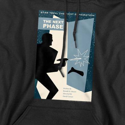 Black - Side - Star Trek Mens The Next Generation Season 5 Episode 24 Hoodie