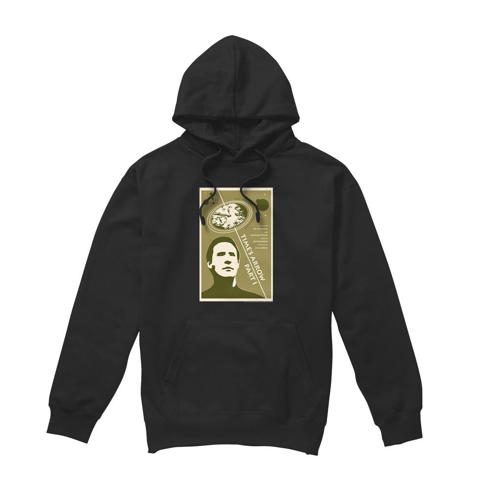 Black - Front - Star Trek Mens The Next Generation Season 5 Episode 26 Hoodie