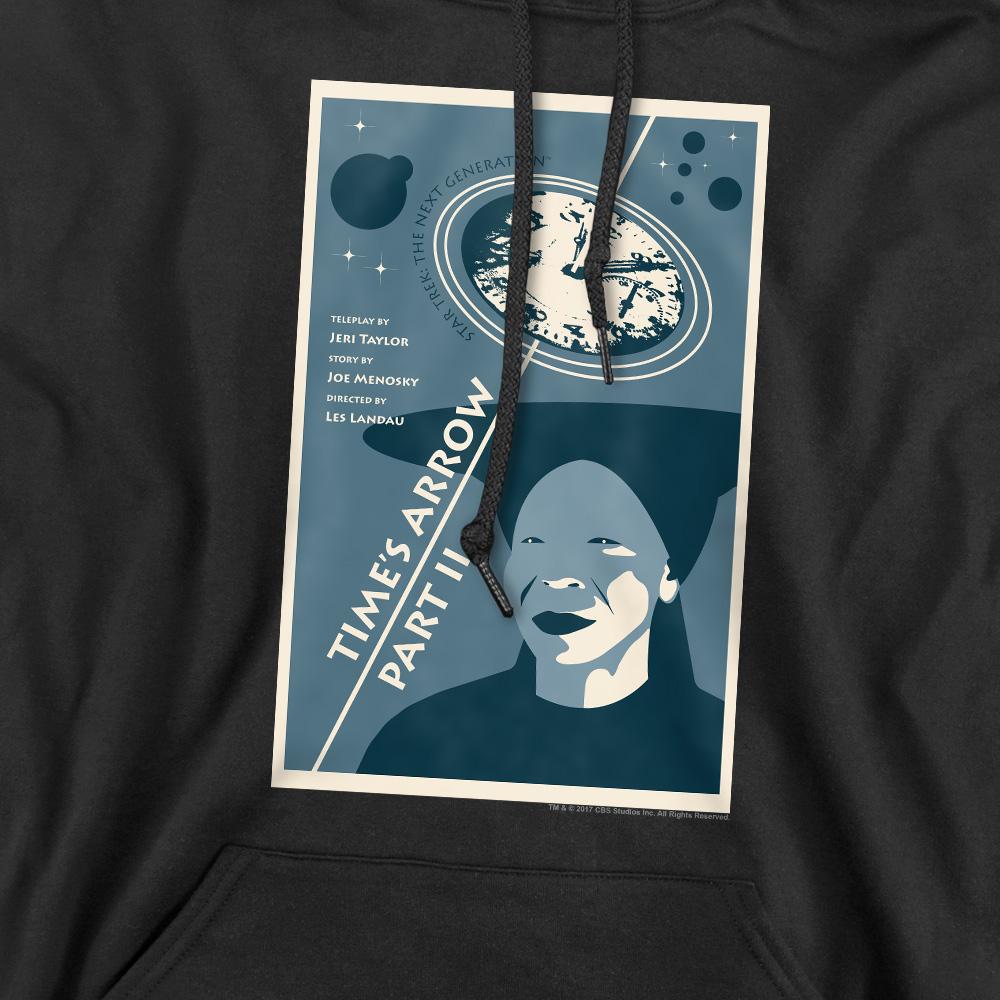 Black - Pack Shot - Star Trek Mens The Next Generation Season 6 Episode 1 Hoodie