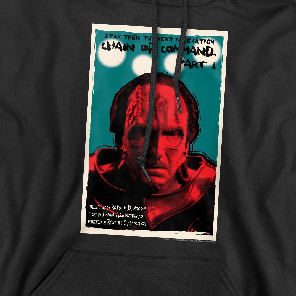 Black - Pack Shot - Star Trek Mens The Next Generation Season 6 Episode 10 Hoodie