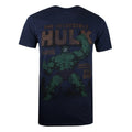 Navy - Front - Hulk Mens Rage T-Shirt