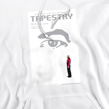 White - Pack Shot - Star Trek Mens The Next Generation Season 6 Episode 15 Hoodie