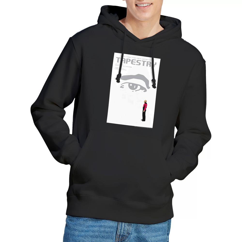 Black - Side - Star Trek Mens The Next Generation Season 6 Episode 15 Hoodie