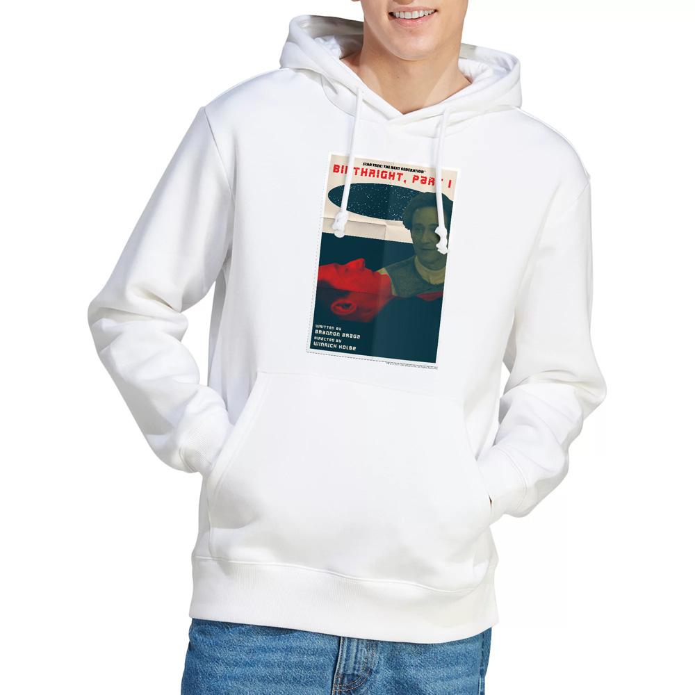 White - Lifestyle - Star Trek Mens The Next Generation Season 6 Episode 16 Hoodie