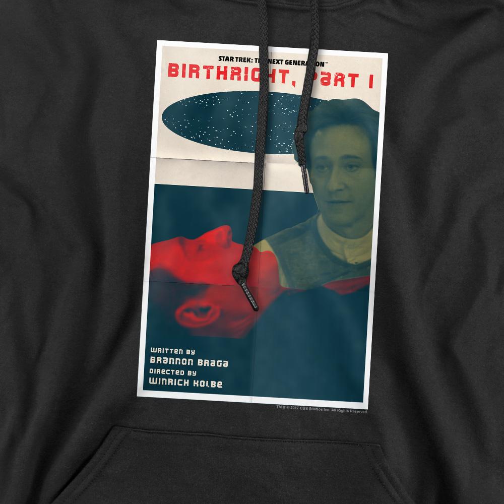 Black - Pack Shot - Star Trek Mens The Next Generation Season 6 Episode 16 Hoodie