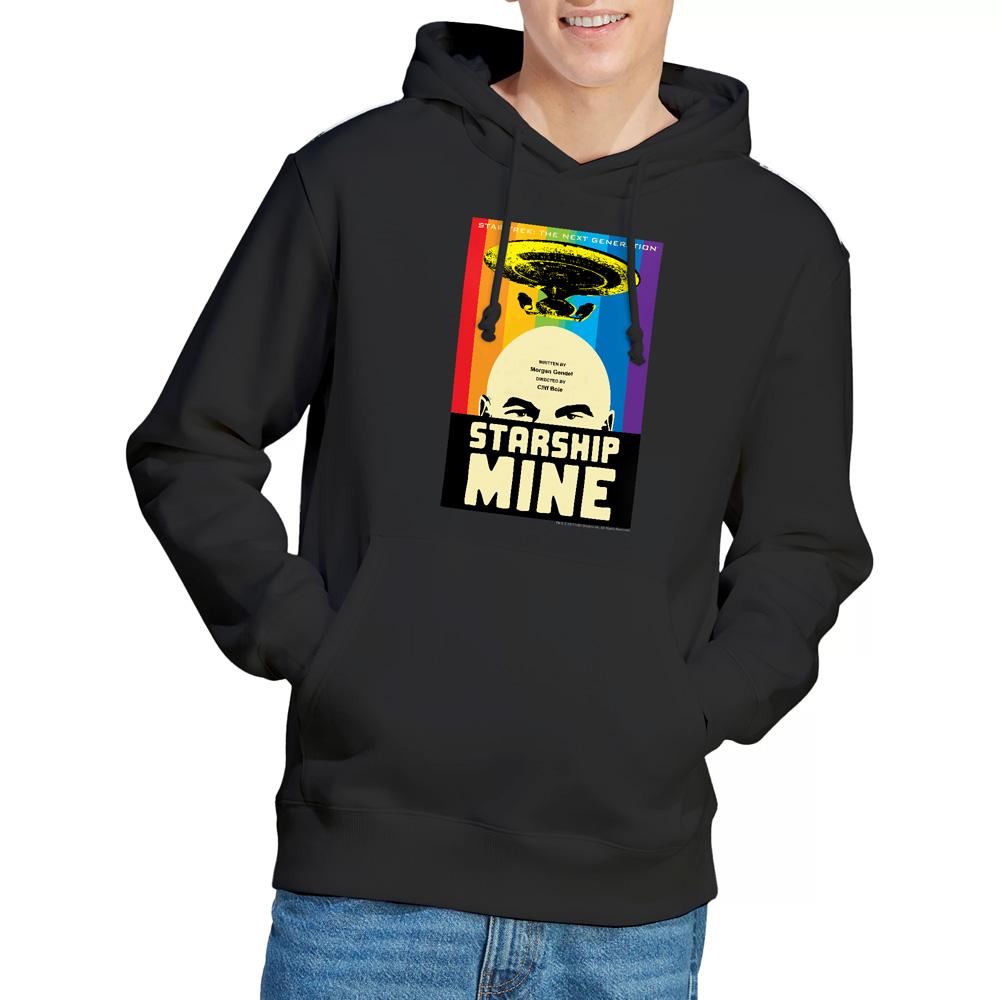 Black - Lifestyle - Star Trek Mens The Next Generation Season 6 Episode 18 Hoodie
