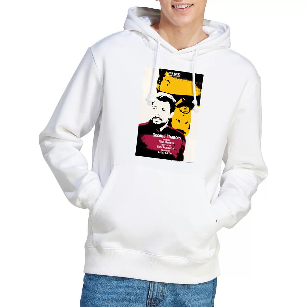 White - Lifestyle - Star Trek Mens The Next Generation Season 6 Episode 24 Hoodie