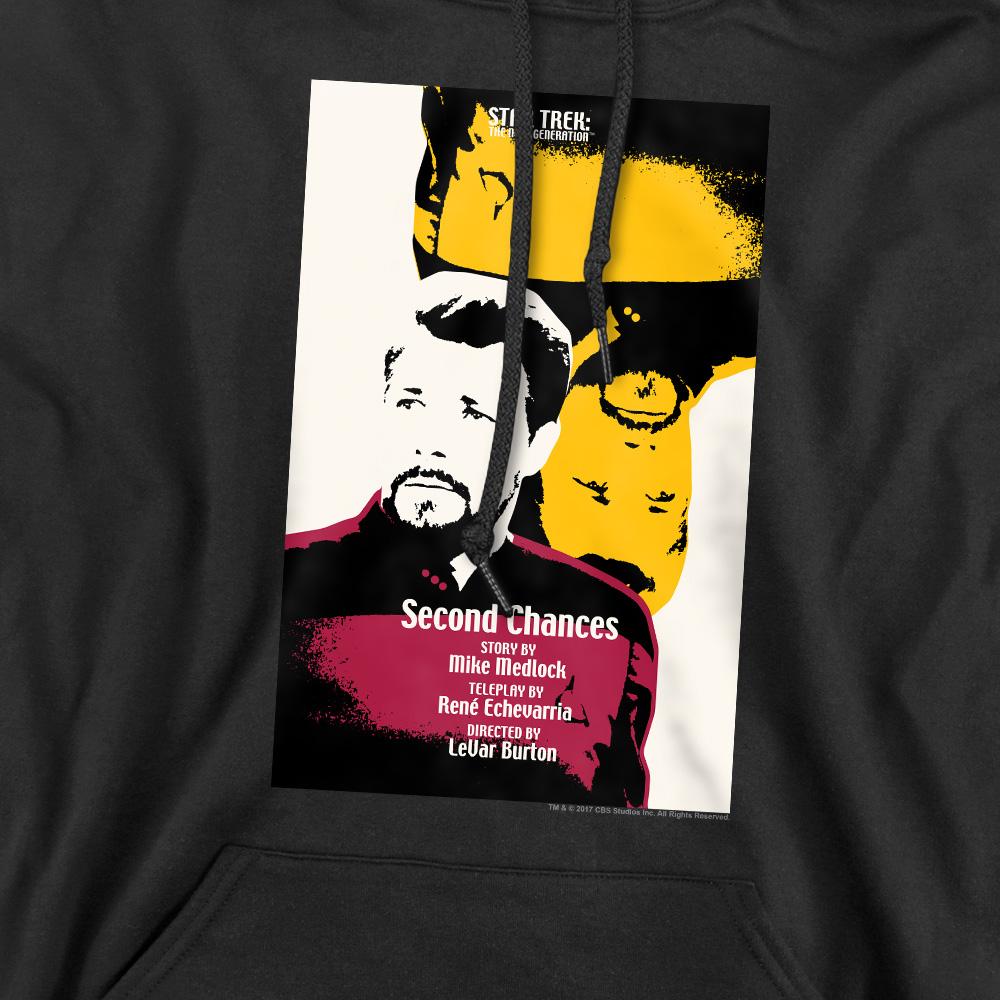 Black - Pack Shot - Star Trek Mens The Next Generation Season 6 Episode 24 Hoodie