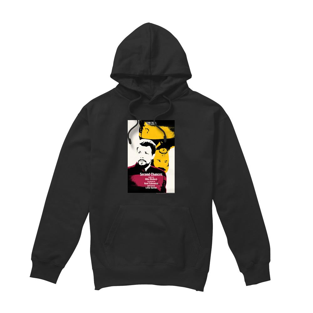 Black - Front - Star Trek Mens The Next Generation Season 6 Episode 24 Hoodie