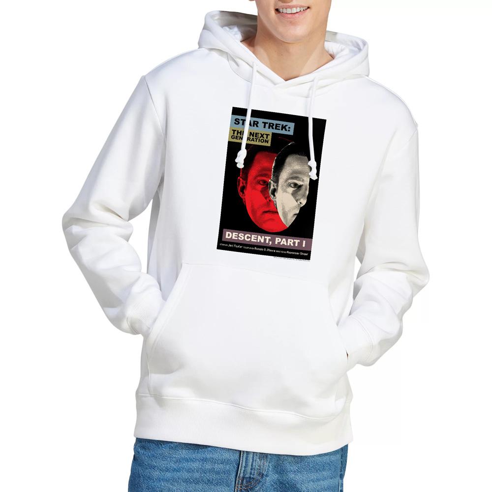 White - Lifestyle - Star Trek Mens The Next Generation Season 6 Episode 26 Hoodie