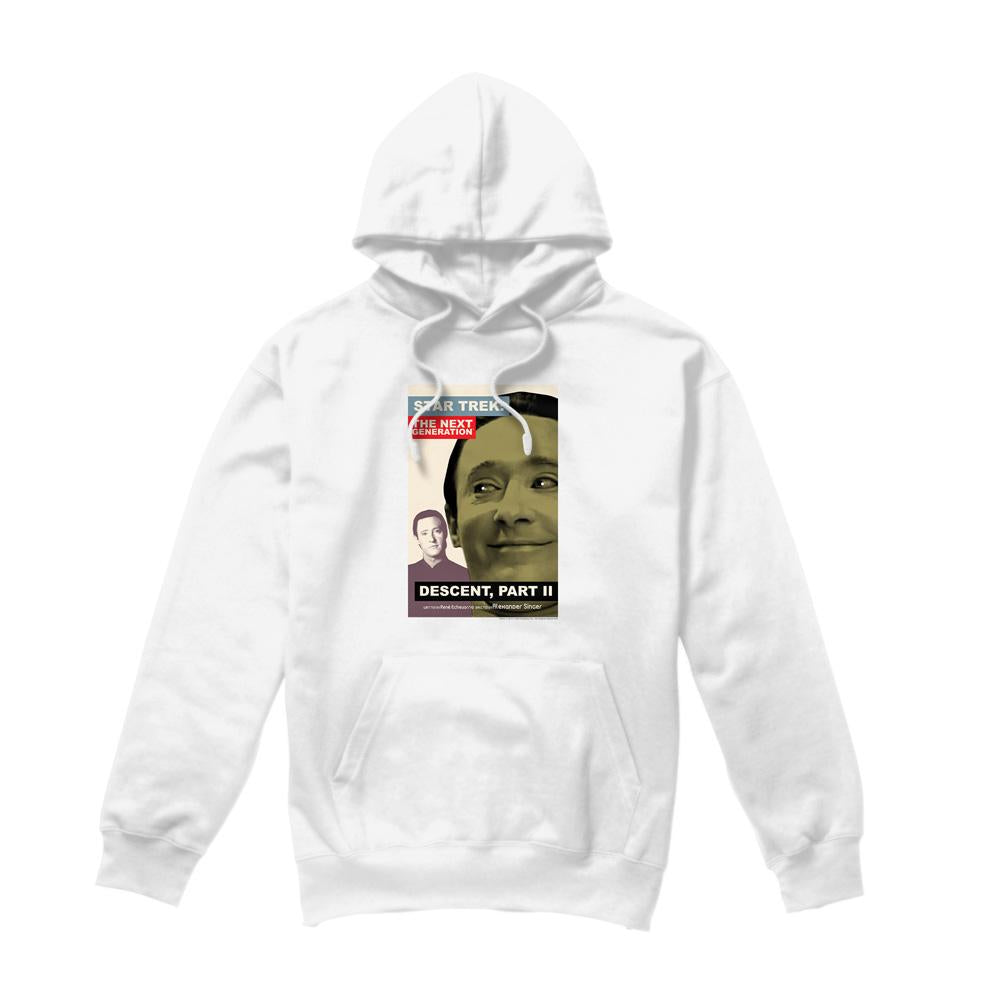 White - Front - Star Trek Mens The Next Generation Season 7 Episode 1 Hoodie