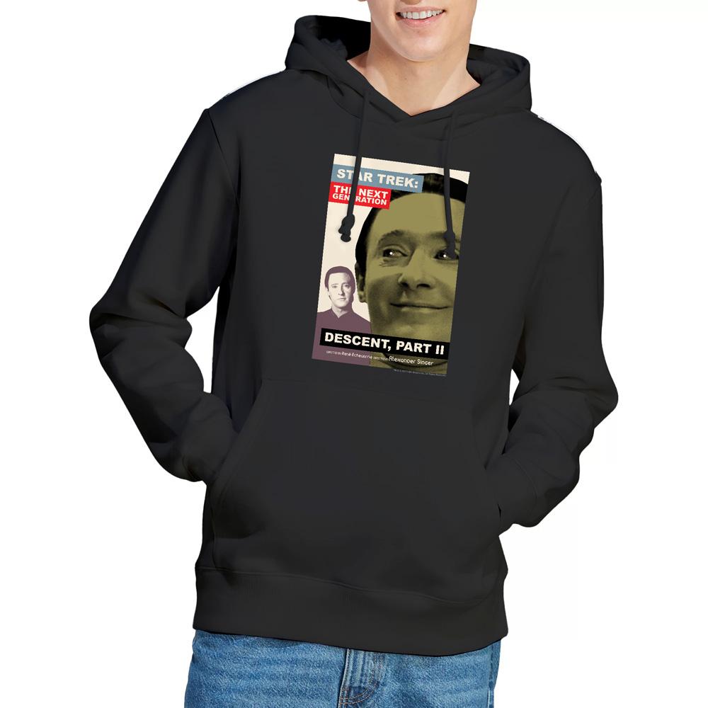 Black - Lifestyle - Star Trek Mens The Next Generation Season 7 Episode 1 Hoodie